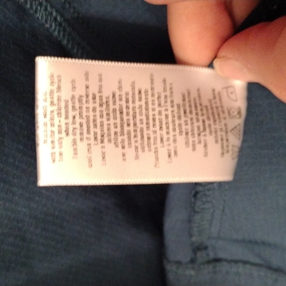 Heart Scrub Zip Front Teal Hooded Scrub Jacket Lab Coat Medium Medical Uniform - Picture 7 of 10